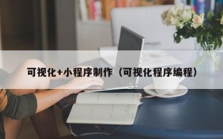 扬州可视化+小程序制作（可视化程序编程）